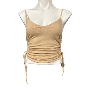 Forever 21 tan crop top size small